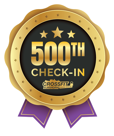 Sticker 500th Check-In